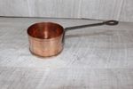 Rare Jean Goardère French Artisan Copper Pan 9cm Hand-Forged "Rat Tail" Handle