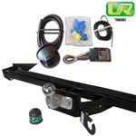 For Ford TOURNEO CUSTOM Towbar Fixed Flanged 2012 to 2023 + 7 Way Bypass Relay
