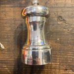 Vintage 1963 London hallmark solid Sterling Silver Peter Piper pepper Mill 8cms