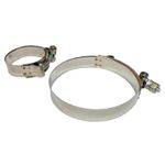 T-BOLT HOSE CLAMPS,  W2 STAINLESS STEEL (SILICONE CLIP, INTERCOOLER PIPE CLAMP)
