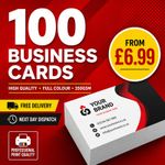 Cheap Business Cards Printing UK | 100 Custom Cards 350gsm | Fast Delivery