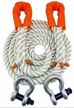 12 tonne recovery tow rope 4 x 4  - 10 metre x 24 mm- Recovery,Towing,Off Road 
