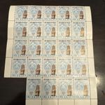 LIBERIA AFRICA STAMPS MINT HINGED NG LOT sheet of 24. Boy Scouts of Liberia