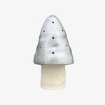 Silver Mushroom Lamp Vintage | Mid Century Night Light | Heico Mushroom | Table