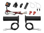 DAYTONA 4 Speed HEATED GRIPS SET for 22mm 7/8" Handlebars with Twist Throttle 22/24mm