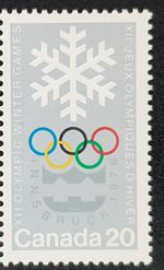 Canada 1976 Winter Olympic Games SG 832 MNH mint *COMBINED POST