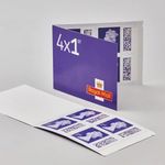 Royal Mail 4 x First 1st Class Stamps Barcoded Genuine Booklet