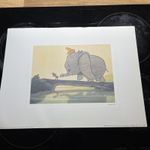 Disney Dumbo "Back To The Cirucus” 30 x 40cm Print Of Original Story Sketch
