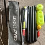 RAM Crazy Cricket Set Complete with Stumps, Bat And Ball