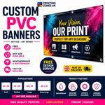 Custom PVC Banner | Any Size Printing | Waterproof | Fast UK Delivery