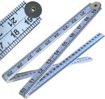 Folding Plastic Ruler 1m 3ft Easy to Read Metric Imperial Markings MS165