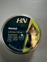 PELLET SAMPLE PACK X(50) H&N HORNET .25 CAL WEIGHT 22.07GN (6.35MM DIA) PELLE...