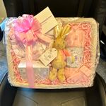 Peter Rabbit Pink Girls Baby Gift Hamper Plush Bunny, Blanket & Socks