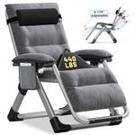 NAIZEA Padded Zero Gravity Chair Anti Gravity Lounge Chair Adjustable Recliner