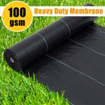 Weed Suppressant, Landscape Fabric, Weed Barrier, Weed Control Membrane 1/2/3/4m