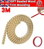 DIY Beaded Moulding Trim 10FT Furniture Decor Cabinet Door Wardrobe Renovation