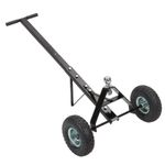 Metal Black Caravan Trailer Dolly Mover - H-Duty - For Boat - Jet Ski - Utility