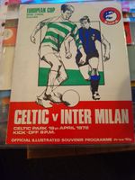 Celtic v Inter Milan 1972 European Cup Semi Final Programme 19/4/1972 (F)