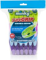 Minky 48Pk Sure Grip Pegs