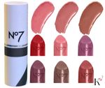 No7 Moisture Drench+Age Defying Lipstick- All Shades Available- Choose