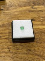 Natural Brazilian Emerald 0.325 Carats Loose Gemstone Square Emerald Cut