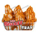ice cream van sticker Biscoff Crumb and Sauce Tray trailer decals (choose size)