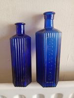 Two Blue Poisons One 10oz Not To Be Taken.One Plain