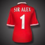 Sir Alex Ferguson Hand Signed Manchester Untied Football Shirt £599