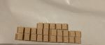 Audio Cassette Tape Replacement Felt Pressure Pads [25 Ct, Beige)Adhesive Backed