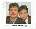 Gareth Hale + Norman Pace. Hale And Pace. Comedy Duo Signed 8 x 10 PR Photo