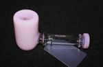 4 1/2" Modern BAZOOKA PINK Tobacco Smoking TABLE PIPE Glass pipe Glass pipes