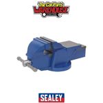 Sealey CV125XT Professional Heavy-Duty Fixed Base Vice 125mm