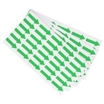 Small Arrow Sticker Label 1.2 x 0.5", 120Pcs Adhesive Color Coding Sign, Green