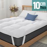 Hotel Quality Mattress Topper 4 Inch/10cm Extra Deep Single 4FT Double King Supe