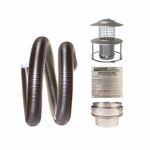 Flexible Chimney Flue Liner Installation Kit 6 Wood/Multifuel Stoves 316 Grade