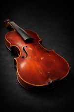 Beautiful Antique European Violin – Flamed Maple 2-Piece Back