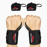 Wrist Wraps Weight lifting Gym Straps Support Elasticated Hand Bandage by Mittro