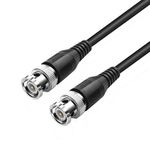 BNC Male to Male Plug Video RF Cable 1.2m Patch and 5m Lead CCTV RG59/U 75 ohms