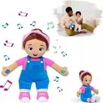 30CM Miss Rachel Singing Plush Doll, Interactive Rachel Lady Stuffed Toy w/Sound