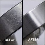 4X Refinishing Watch Pads - Satin Brushed STEEL/TITANIUM Scratch Removal - SMALL