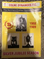 Colne Dynamoes FC 1988/89 Silver Jubilee Season Programme Non League Football