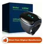 Wellue O2Ring Pulse Oximeter Overnight Sleep SpO2 Monitor with App & PC Software