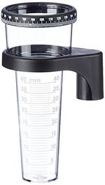 Outdoor Plastic Rain Gauge for Garden rainfall measuring - Made in Germany