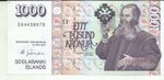 ICELAND 1000 ICELAND 2001  P 59. UNC CONDITION. 2RW 21GEN