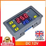 12V Digital LED Dual Display Cycle Timing Delay Timer Relay Module 0-999 Hours K