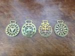 Four Vintage Horse Brasses