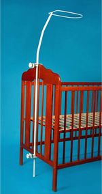 Holder For Baby Cot Drape Canopy Mosquito Rod Bar Clamp Pole Cot Bed