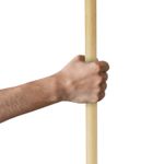 115 cm / 45 in Long Wooden Handle Shaft Replacement for Rake, Hoe, Broom or Mop