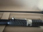 RADIUM Fountain Pen Ebonite Engraved Spike Eyedropper F Vintage '20