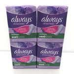 96 x Always Discreet Sensitive Bladder Incontinence Pads Normal (4 Packs of 24)